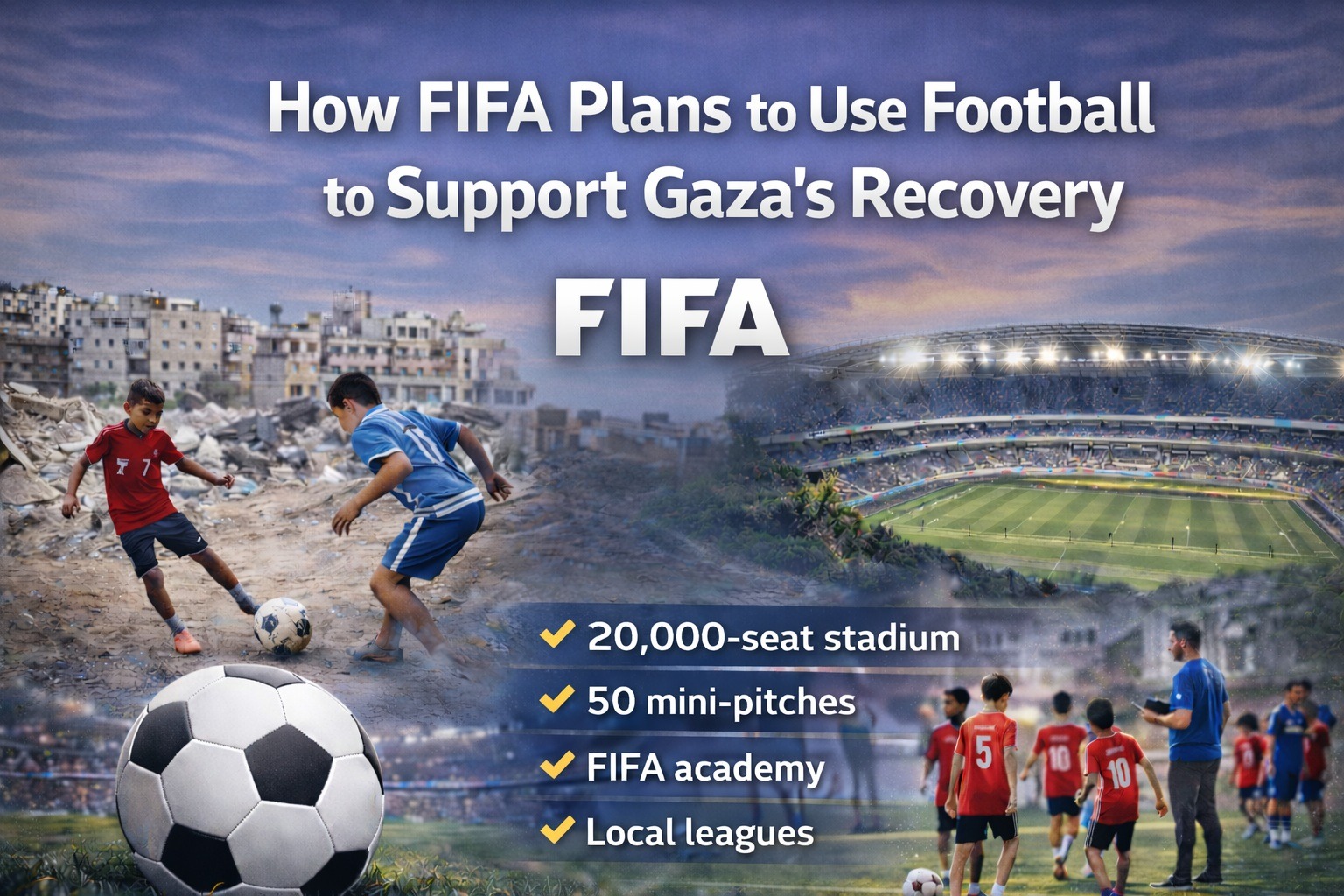 How FIFA Plans to Use Football to Support Gaza’s Recovery