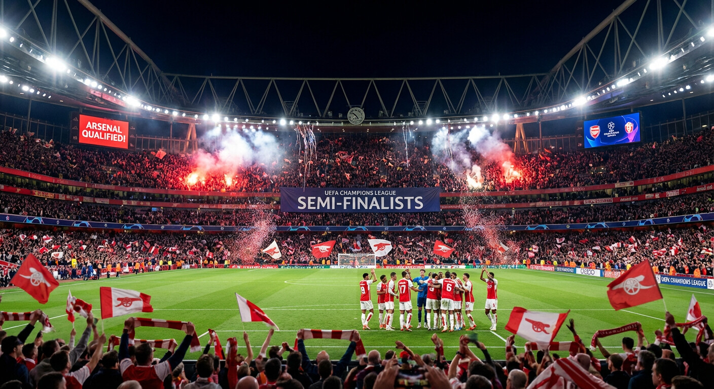 Arsenal Reach Champions League Semi-Finals for Second Consecutive Season After Nervy Sporting Lisbon Draw
