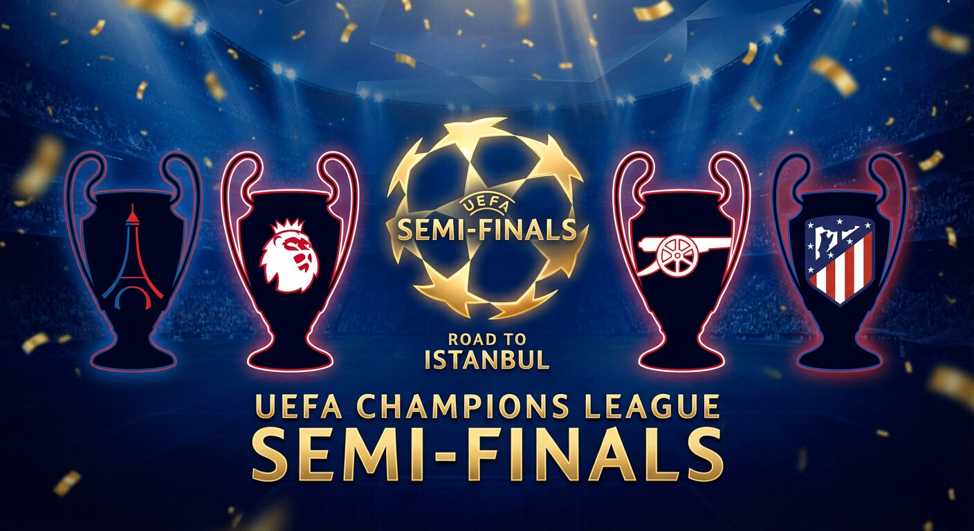Champions League Semi-Finals 2026: PSG vs Bayern Munich and Arsenal vs Atletico Madrid